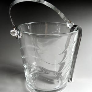 Ice Bucket with Handle- Swirl- Bulk