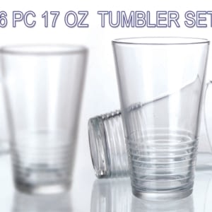 6  pc 16oz Tumbler set - Halo