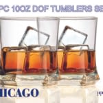 4 pk 10 OZ DOF Tumbler set- Chicago-Window